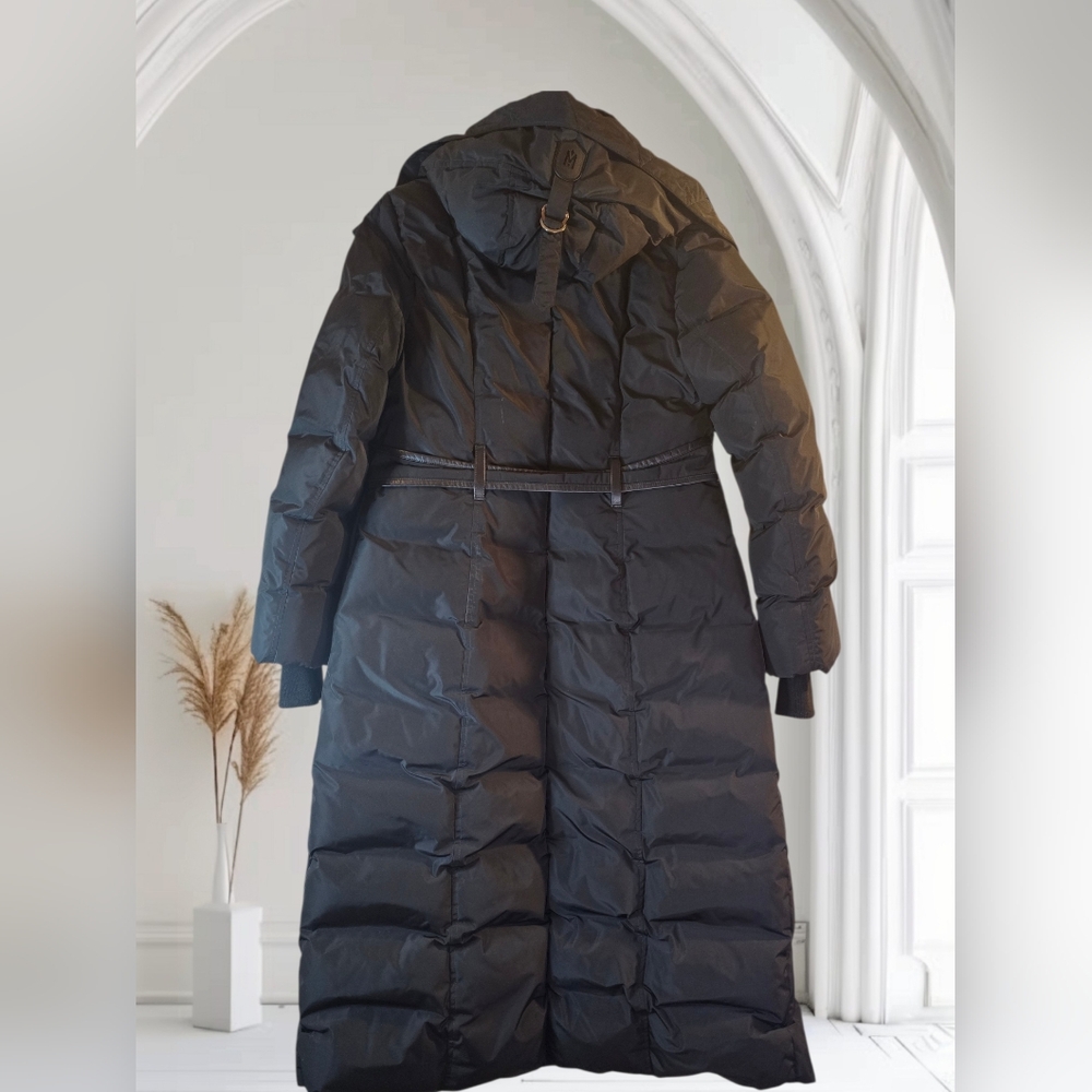 Mackage Black Long Down Parka Jacket - Picture 2 of 15